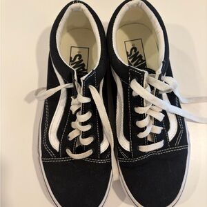 Vans Black and White Old Skool Sneakers